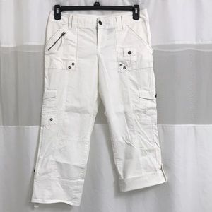 Apt 9 White Capris Pants size 8